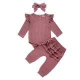 Newborn Ruffle Romper Set