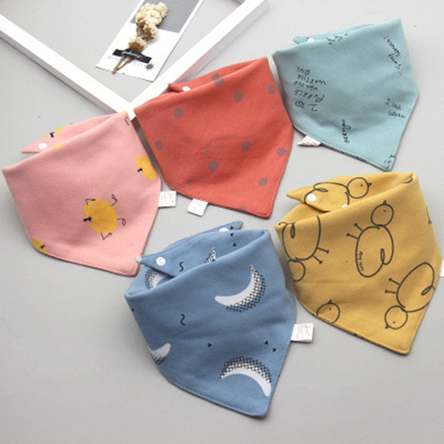 Triangle Cotton Bandanna Bibs