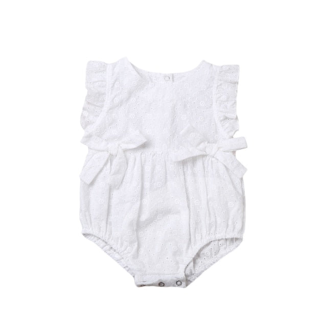 Baby Girl Flowers Romper