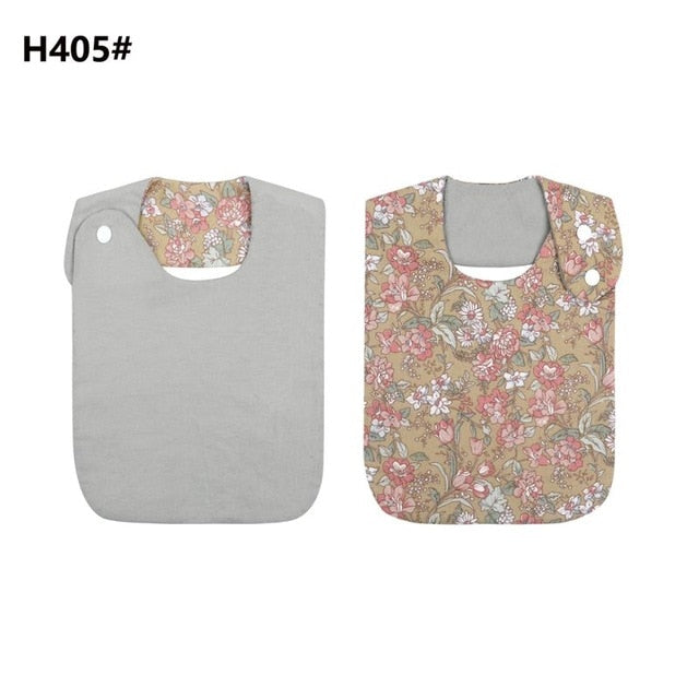 Floral Vintage Newborn Bibs