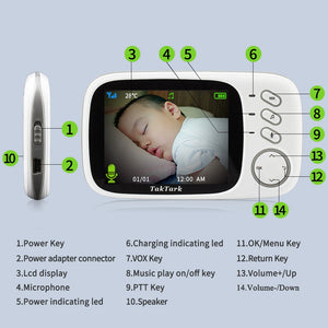 3.5 Inch Wireless Baby Monitor