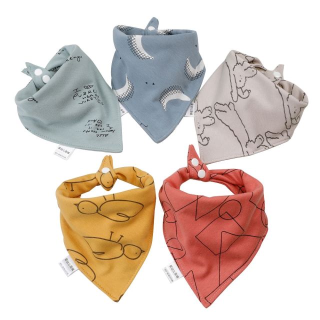 Baby Drool Bibs Set