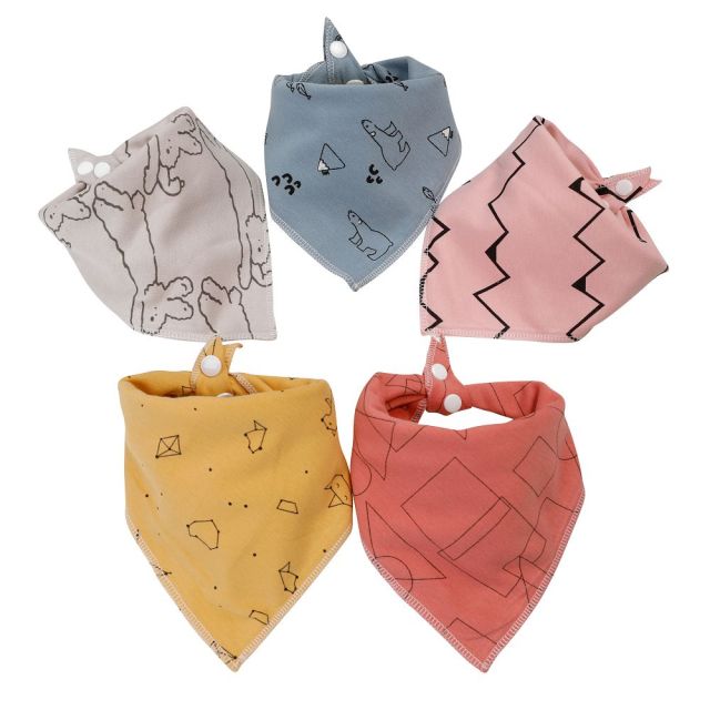 Baby Drool Bibs Set