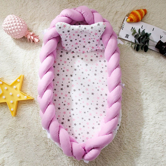 Portable Baby Knit Crib