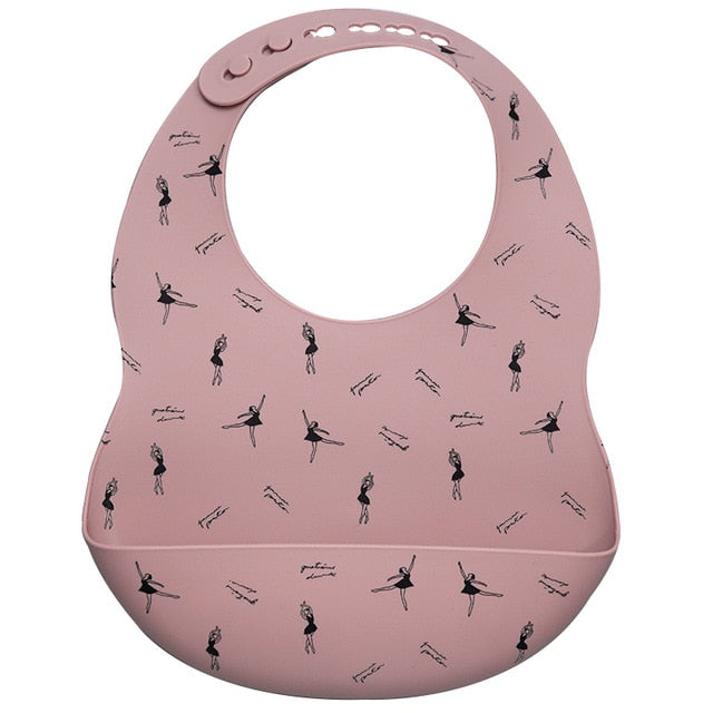 Cartoon Silicone Feeding Bib