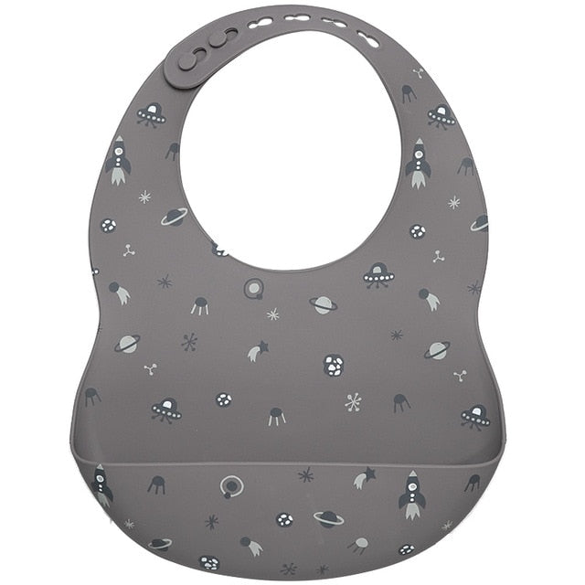 Cartoon Silicone Feeding Bib