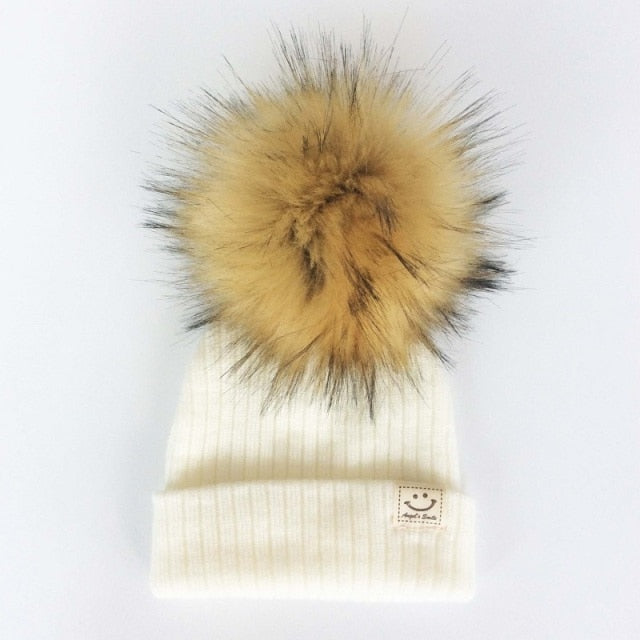 Pompom Knitted Hat