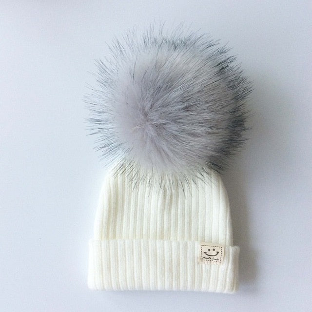 Pompom Knitted Hat