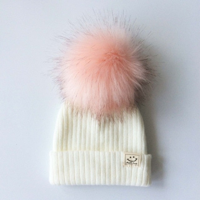 Pompom Knitted Hat