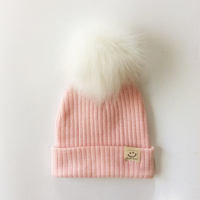 Pompom Knitted Hat