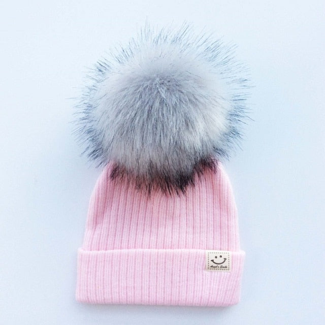 Pompom Knitted Hat