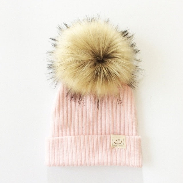 Pompom Knitted Hat