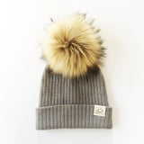 Pompom Knitted Hat