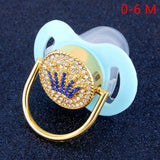 Blingy Pink Crown Pacifier