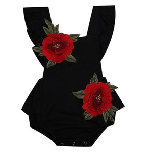 Trendy Toddler's Floral Romper