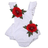 Trendy Toddler's Floral Romper