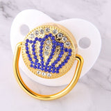Blingy Pink Crown Pacifier