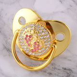 Blingy Pink Crown Pacifier