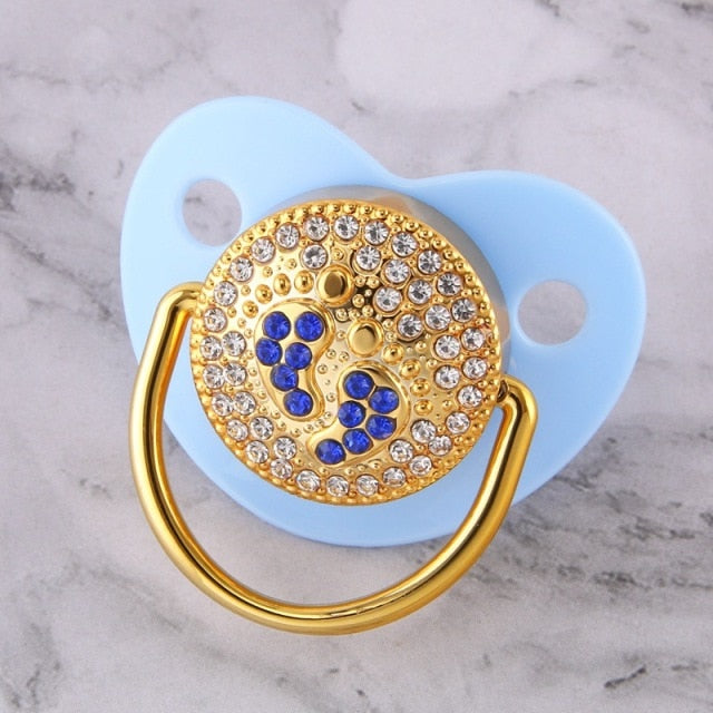 Blingy Pink Crown Pacifier