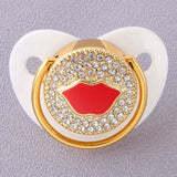 Blingy Pink Crown Pacifier