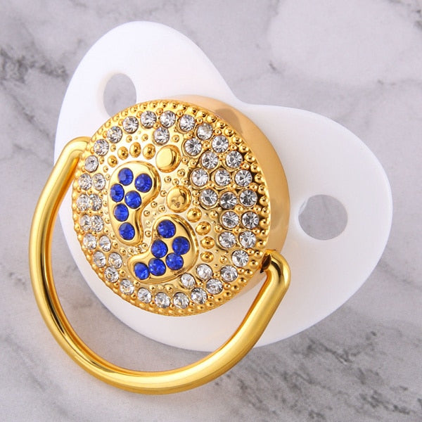 Blingy Pink Crown Pacifier