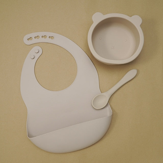 Baby Silicone Feeding Bib