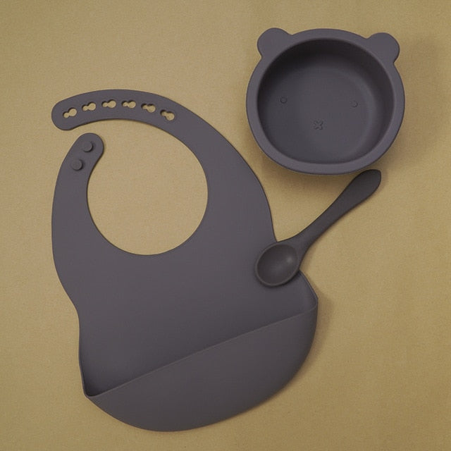 Baby Silicone Feeding Bib