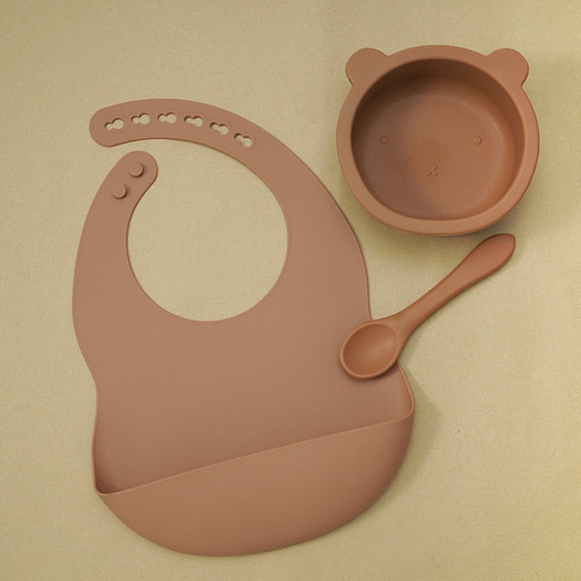 Baby Silicone Feeding Bib