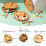 Baby's Wooden Dishes