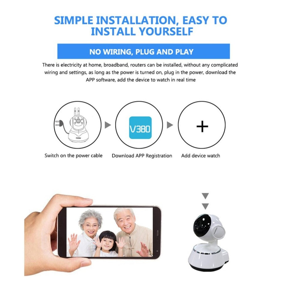 720P Home Security Baby Monitor
