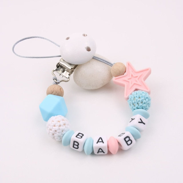 Personalized Beads Baby Binky