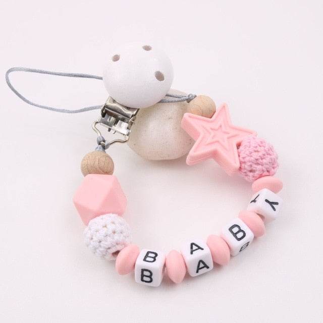 Personalized Beads Baby Binky