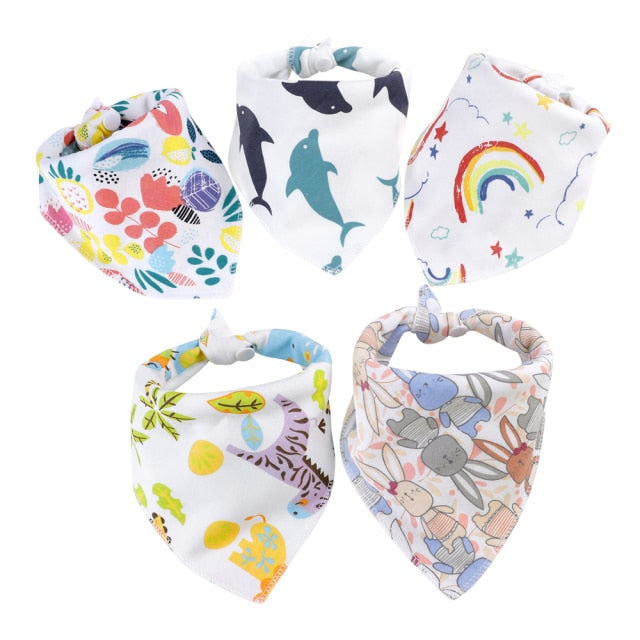 Baby Drool Bibs Set