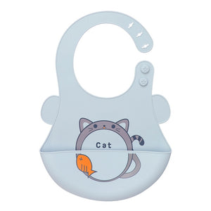 1 Piece Silicone Baby Bib