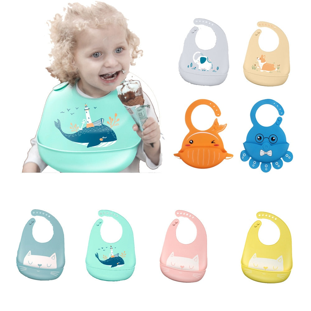 Silicone Feeding Baby Apron