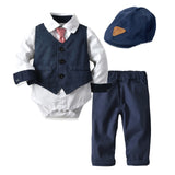 Toddlers' Tie Romper Outfit