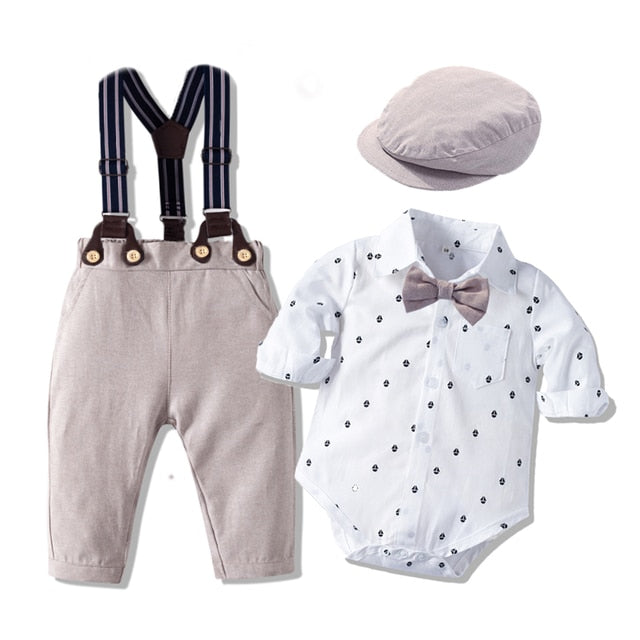 Toddlers' Tie Romper Outfit