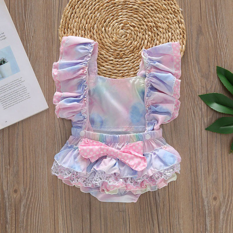 Colorful Sleeveless Tutu Romper