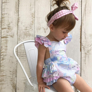 Colorful Sleeveless Tutu Romper