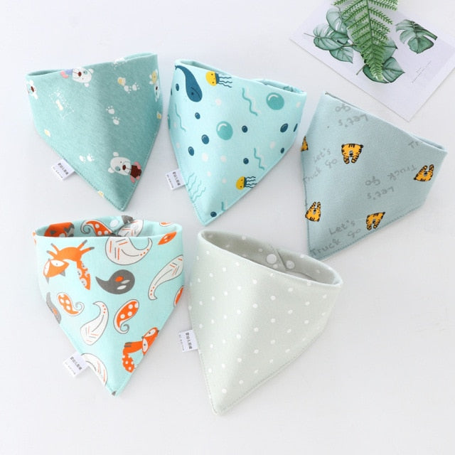 Baby Drool Bibs Set