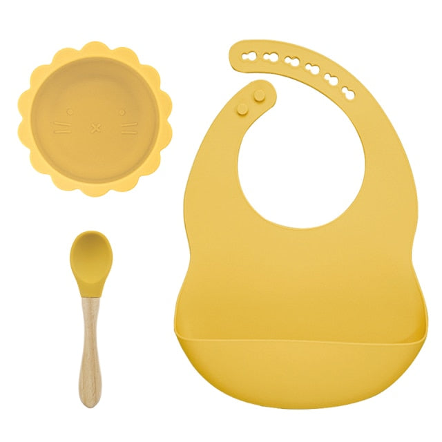 Baby Silicone Feeding Bib