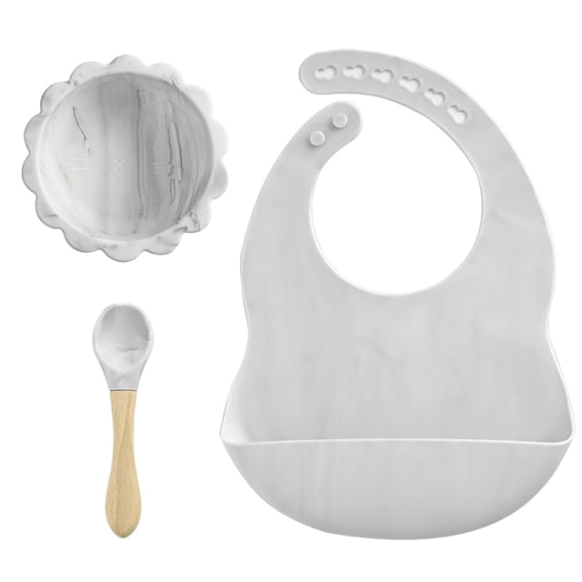 Baby Silicone Feeding Bib