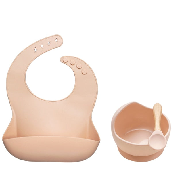 Baby Silicone Feeding Bib