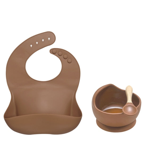 Baby Silicone Feeding Bib