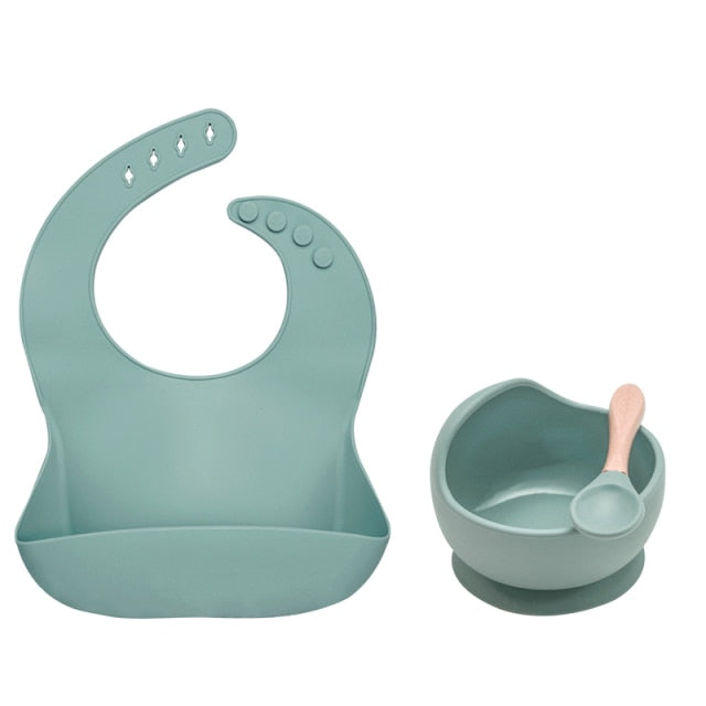 Baby Silicone Feeding Bib