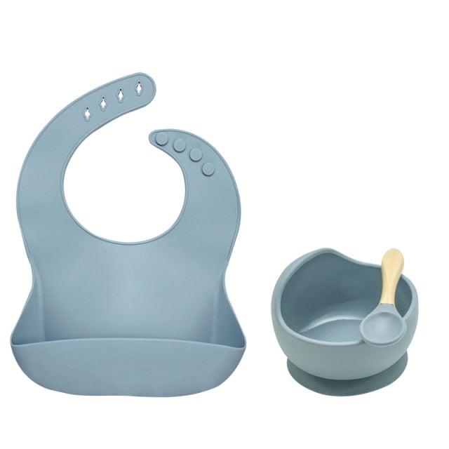 Baby Silicone Feeding Bib