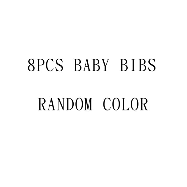 8 Pieces Baby Bandanna Bibs