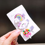 Rainbow, Cloud, Lollipop Hairpins