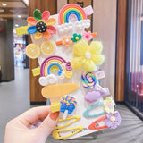 Rainbow, Cloud, Lollipop Hairpins