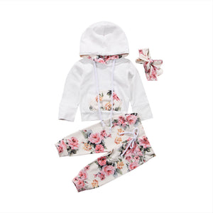 Baby Girls Floral Tracksuit